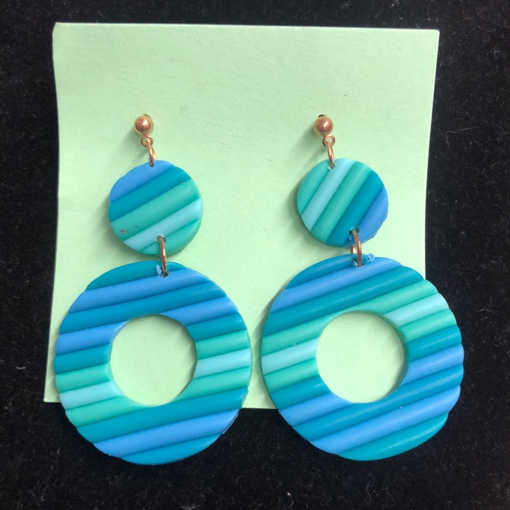 Polymer clay earrings